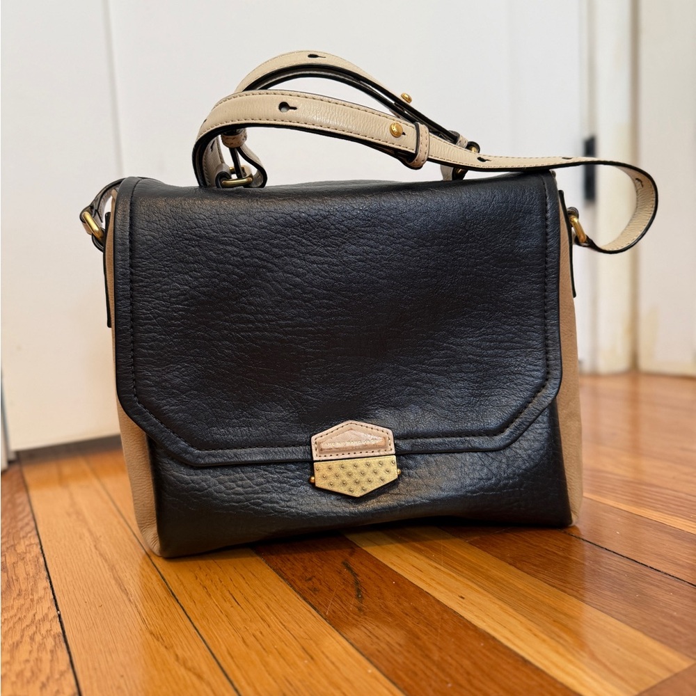 Marc by Marc Jacobs Colorblock Crossbody & Top Handle Bag - Black, Tan & Cream